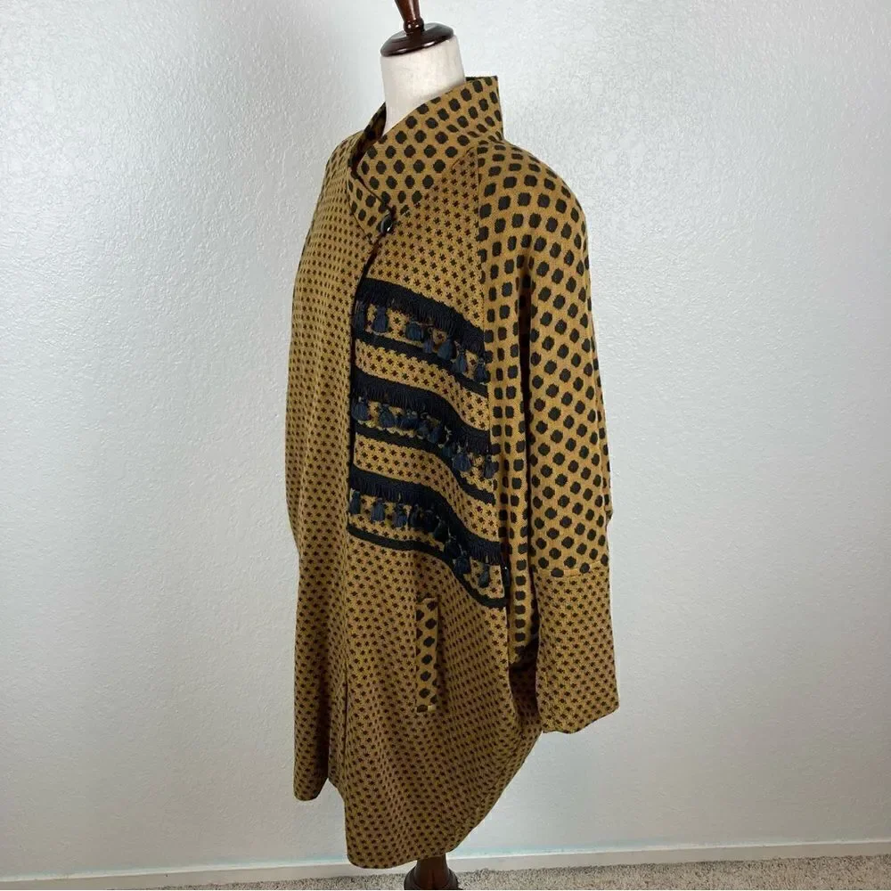 Vintage EYRE Walker Boho tassel sweater bodysuit‎ set Size M* long sleeve READ